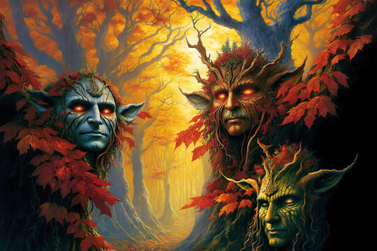 The pagan gods of autumn.