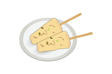 Indian Traditional Kulfi vector design.