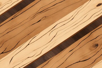 Oak wood texture background, Generative AI