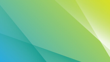 Modern Abstract Background Triangle Lines and Green Yellow Gradient Color