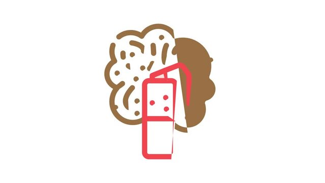 smoke bomb color icon animation