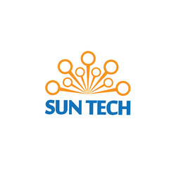 technology logo design tech modern