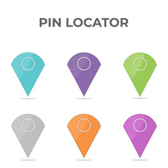 pin point icon template. location pointer vector illustration.