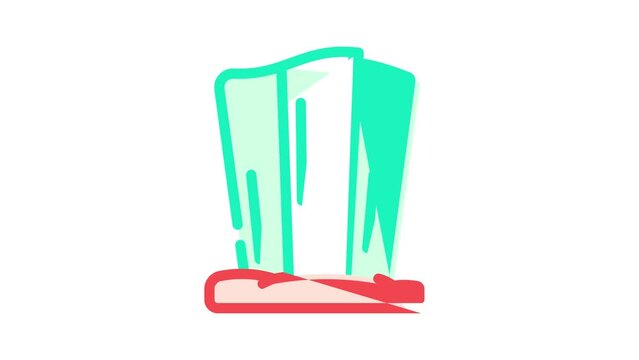 fan hat funny accessory color icon animation