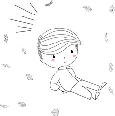 child playing with ball