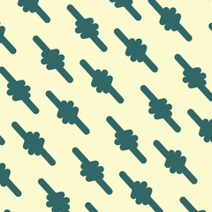 repeated rope ties simple flat pattern design. well use as wallpaper or decoration