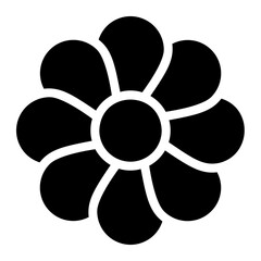 black and white flower