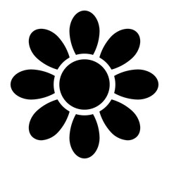 black and white flower