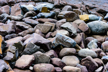 stones on the beach