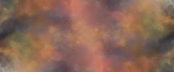 abstract watercolor background. watercolor clouds texture. orange yellow and brown gradient background. beautiful grunge realistic and stylist modern seamless orange background with smoke.