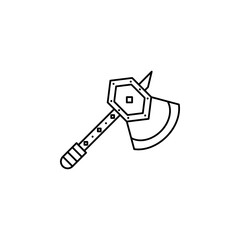 the ax icon is suitable for your web, apk or project with a medieval theme
