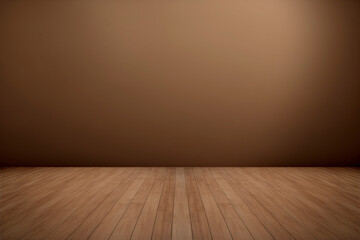 Obraz na płótnie Canvas Brown wooden floor wall paneling