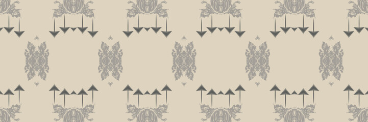 Ikat designs tribal African Seamless Pattern. Ethnic Geometric Ikkat Batik Digital vector textile Design for Prints Fabric saree Mughal brush symbol Swaths texture Kurti Kurtis Kurtas