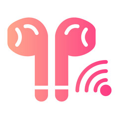 earbuds gradient icon
