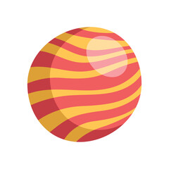 Obraz premium orange planet space outer