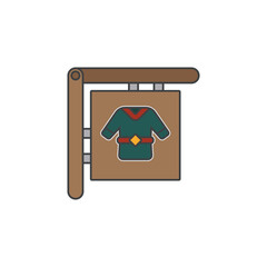 the clothing icon is suitable for your web, apk or project with a medieval theme