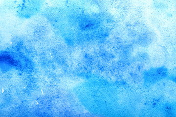 Obraz premium Abstract blue painting as background