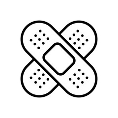bandage icon vector design template in white background