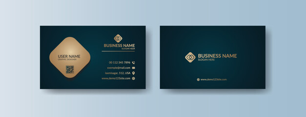 luxury modern business card template vector design. Creative visiting card template design