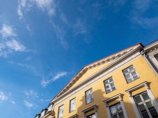 Fototapeta na wymiar Old architecture in Tallinn, Estonia