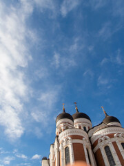 The Alexander Nevsky Cathedral (Estonian: Aleksander Nevski katedraal) in Tallinn, Estonia