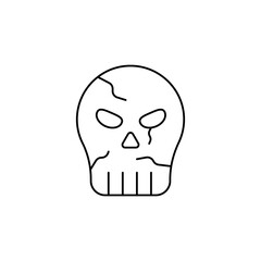 the skull icon is suitable for your web, apk or project with a medieval theme
