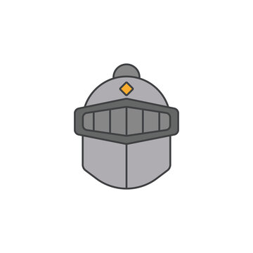 Medieval war troop helmet icon is suitable for your web, apk or project with a medieval theme