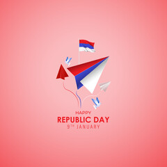 Vector illustration of Republika Srpska Republic day
