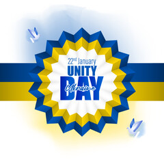 Vector illustration for Day of Unity of Ukraine