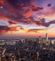 Obraz premium New York City skyline