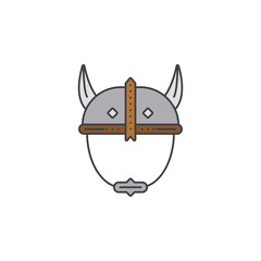 the viking helmet icon is suitable for your web, apk or project with a medieval war theme