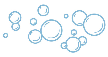 Foam bubbles, cleaning or washing hygiene cosmetic - obrazy, fototapety, plakaty