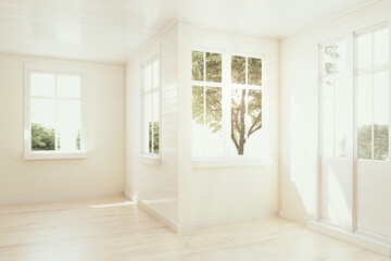 Innenausbau von einem Ferienhaus - 3D Visualisierung