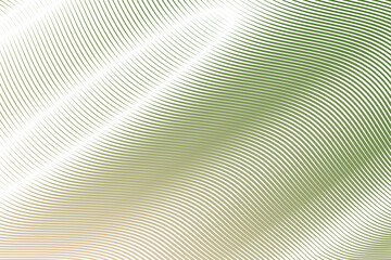 Naklejka premium Gradient wave background in delicate green-cream tones. Abstract luxurious wave line background texture for your design