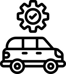 Car service Vector Icon Design Illustration