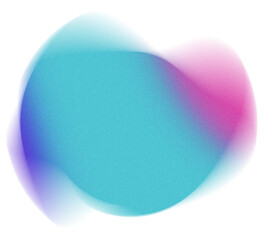 Abstract Grainy and Blurry Gradient Shape. 