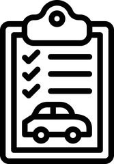 Checklist Vector Icon Design Illustration