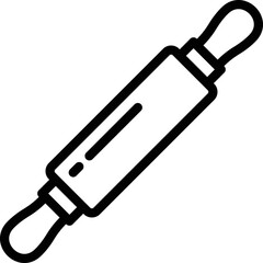 Rolling Pin Vector Icon Design Illustration