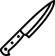 Knife Vector Icon Design Illustration