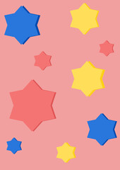 pattern with stars