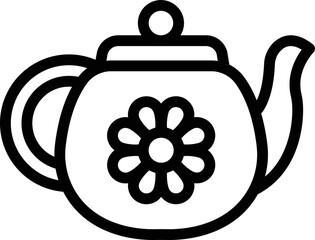 Teapot Vector Icon Design Illustration