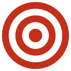 Red Target Icon Transparent png