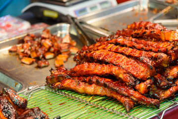 pork grilled / Street food pork grilled