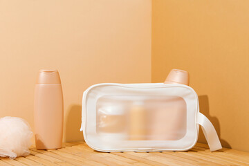 Bath accessories, toilet bag for different self care items