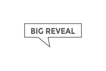 Fototapeta premium Big reveal button web banner template Vector Illustration 