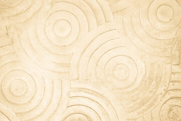 Fototapeta na wymiar Cream concrete texture wall background. Abstract beige paint floor stamped concrete surface clean polished. 