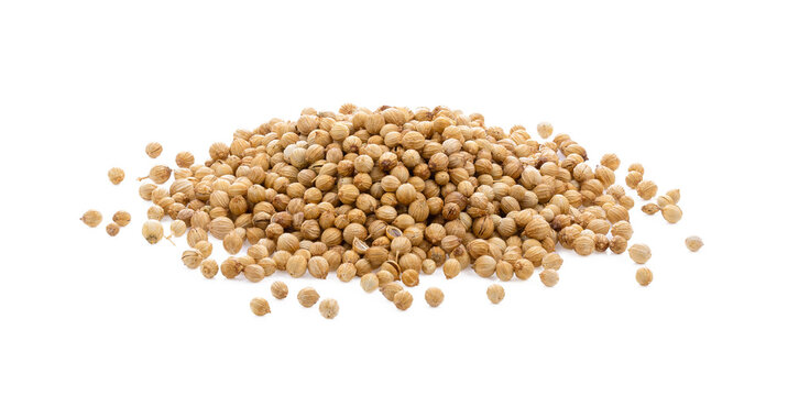 Coriander seeds isolated on transparent png