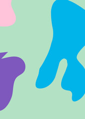 Abstract Shape Colourful Background 