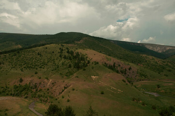 Fototapeta premium landscape with mountains