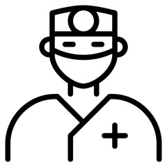 surgeon outline icon